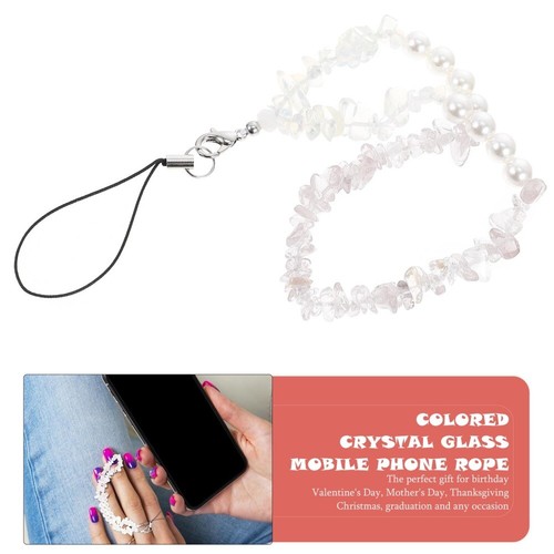 Pearl Crystal Mobile Kette Einzigartige Telefonkette Cartoon Handykette - Zdjęcie 9 z 12