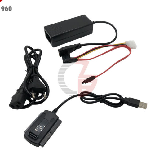 SATA PATA IDE to USB 2.0 Adapter Converter Cable For 2.5 / 3.5 Inch Hard Drive - Picture 5 of 21
