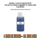 Blue Coconut Mix Snow Cone/Shaved Ice Flavor Quart #1 Concession Supplies