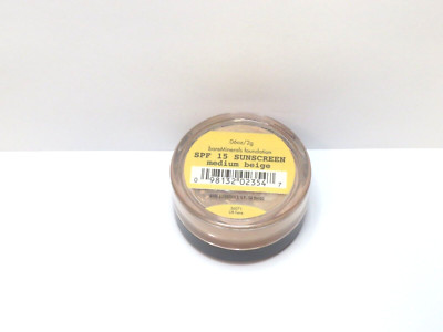 BAREMINERALS I.D. FOUNDATION SPF 15 MEDIUM BEIGE 0.06 OZ SEE DETAILS