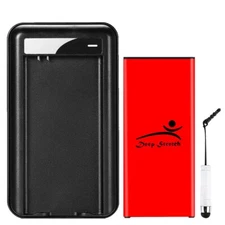 Long Lifespan 6820mAh Spare Battery Charger Stylus for Samsung Galaxy S5 G900M