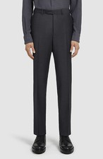 Ermenegildo Zegna Men's Gray Pin Dot Trofeo Milano Wool Suit Dress Pants Sz 58R