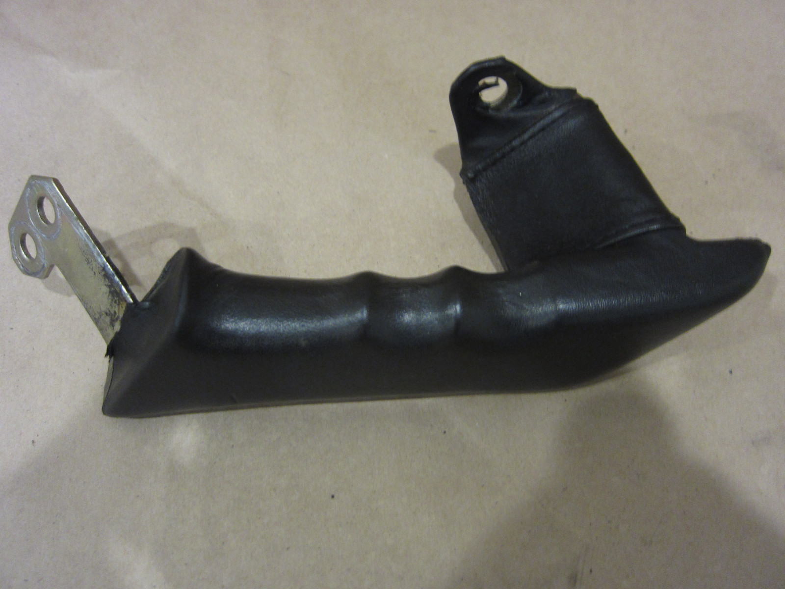 Ferrari 348 - RH Interior Door Handle - Black Leather - P/N 63296400
