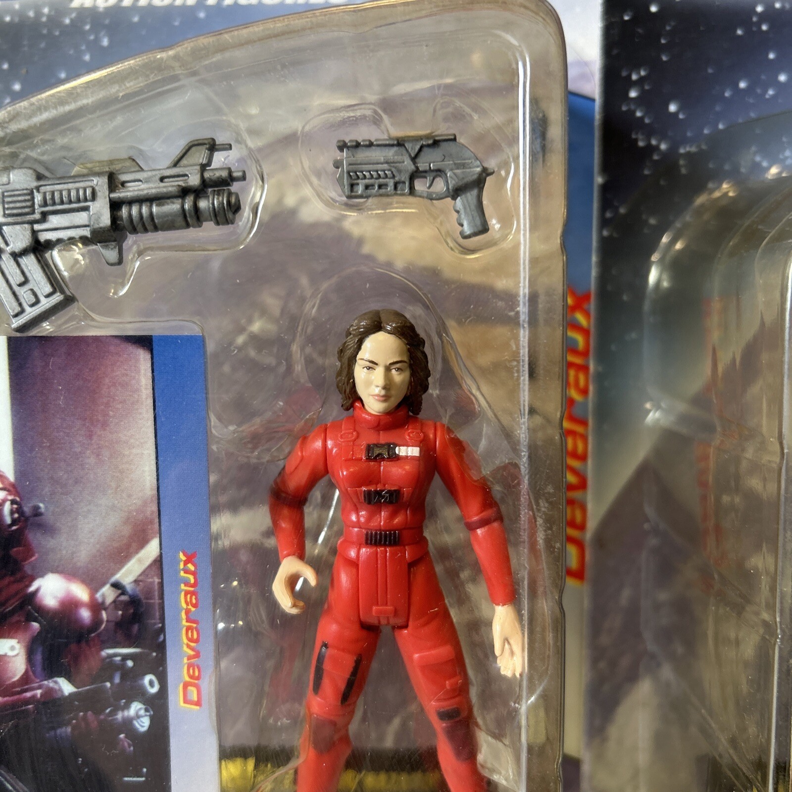 Wing Commander Action Figure Lot X-Toys 1999 Kilrathi Deveraux Taggert - Picture 8 of 10