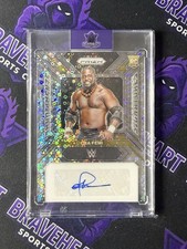 2024 Panini Prizm WWE Oba Femi Sensational Signatures Disco Autograph Rookie RC