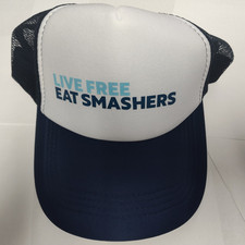 "LIVE FREE EAT SMASHERS" Hat, Mesh Back, Adjustable, Sonic Drive-In Collectible