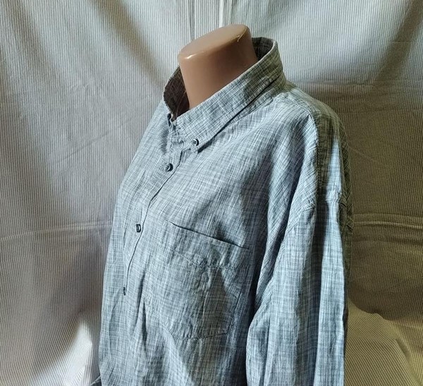 Men ACW85 Shirt Grey Cotton 46 / 3XL / 54