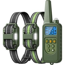 Dog Training Collar w/ Remote, 2600ft Range E-Collar 0-99 Levels Shock Trainer