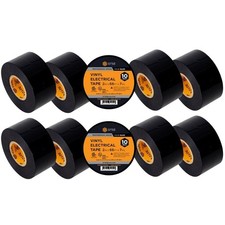 - Black Wide Electrical Tape 10 Rolls 2in x 66ft, UL/CSA Listed