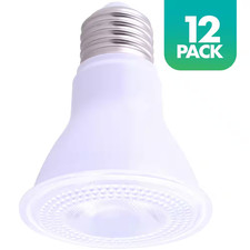 50-Watt Equivalent Par 20 Dimmable E26 LED Light Bulb, 2700K Warm White Lamp, 12