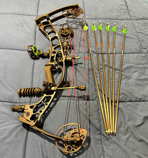 Hoyt Enduro Right Hand Compound Bow Black Aluminum 50-60lb 24-30in