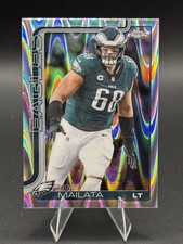 2025 Topps Chrome #245 Jordan Mailata Raywave Refractor