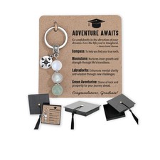 2026 Graduation Keychain Gift for Her Him with Graduation Cap Shape Box