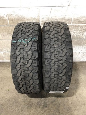 2x LT245/65R17 BFGoodrich All Terrain TA KO2  7/32 111 S Used Tires 2456517