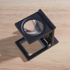 Folding 8X Magnifier with LED for Reading Assistance and Inspection