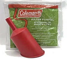 Coleman Lantern and Stove Plastic Fuel Filter Funnel - NOS