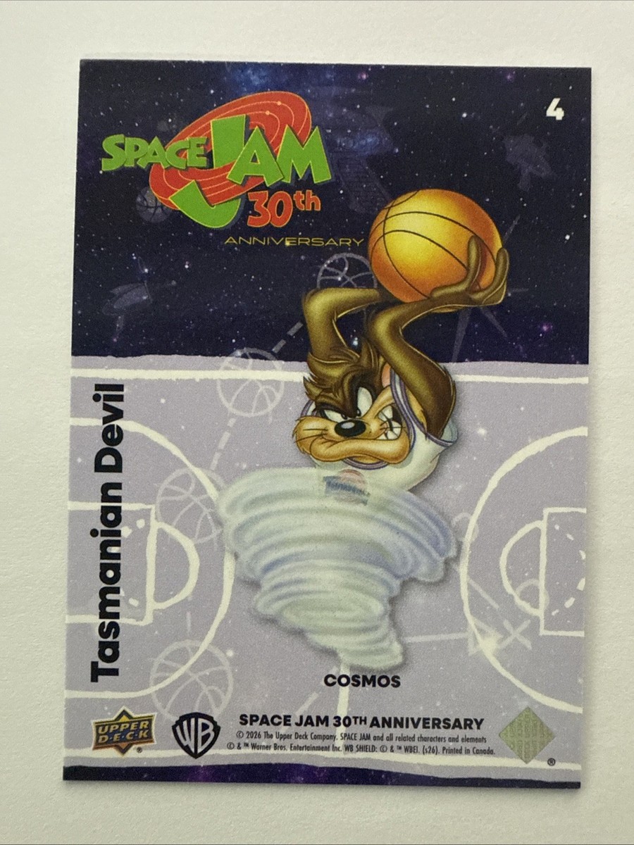 2026 Upper Deck Space Jam 30th Anniversary #4 Tasmanian Devil