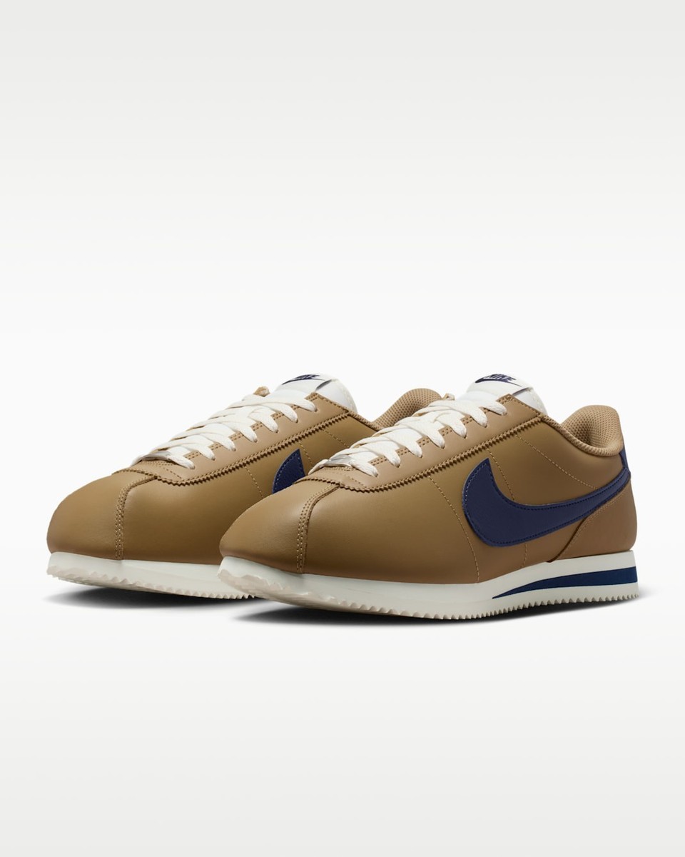 NIKE Cortez Leather DM4044-201 Filbert Sail Midnight Navy | eBay