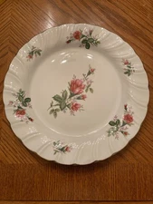 Lynns Victorian Rose Gold Trim Dinner Plate Approximately 10.6" Diameter