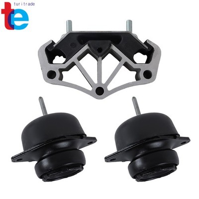 For 2011-2018 Ford Mustang 3.7L 5.0L Front L & R Engine & Trans Mount Set 3PCS