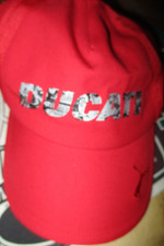 New W/O Tag Red DUCATI MOTORCYCLES Screened Logo Adjustable Hat By Puma OFSA