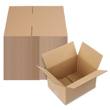 50pc 10x8x6 Cardboard Paper Boxes Mailing Packing Shipping Box Corrugated Carton