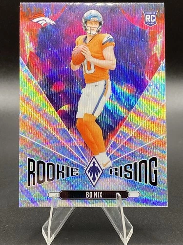 2024 Panini Phoenix - Rookie Rising Bo Nix #RR-BNX Wave (RC) Denver Broncos