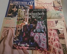 Lot 5 Crochet Pattern Books Leisure Arts Lot #11
