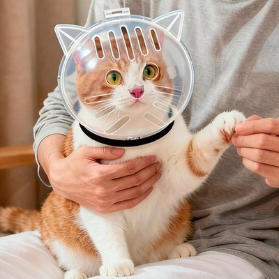 Katzenmaulkorb für aggressive Katzen, Maulabdeckung für die Fellpflege,