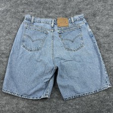Vtg Levis 550 Jean Shorts Orange Tab Mens 36 Fit 33 Relaxed Fit Denim Y2K 90s