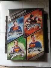 Superman 4 Film Favorites DVD Collection I, II, III, IV Christopher Reeve