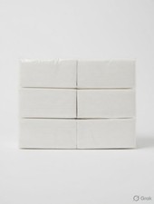 Lot de 6 mouchoirs pour le visage 4 plis tissus doux et forts 120 tirages chacun -480 feuilles au total