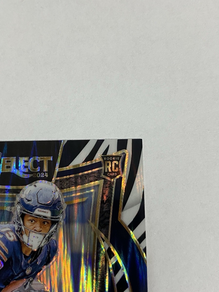 2024 Select Rome Odunze Zebra Prizm Concourse Shock Case Hit! SSP