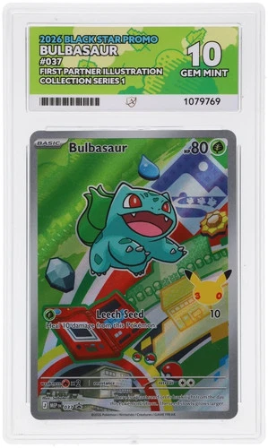 ACE 10 Bulbasaur - 037 - Black Star Promo - Pokemon - First Partner Illustration