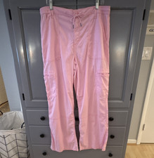 SO Womens Cargo Pants XL Lyocell Spandex Pink...