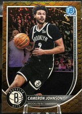 Cameron Johnson 2025-26 Bowman Chrome Base #BCV-61 Reptilian Refractor