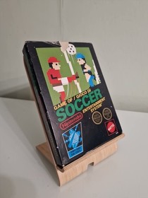 Nintendo Nes Game Of Soccer Cartridge Box Perfect Poster Included Very Rare