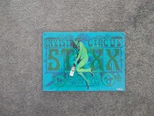 Styx Invisible Circus Metal Sign 8.25x11.5"