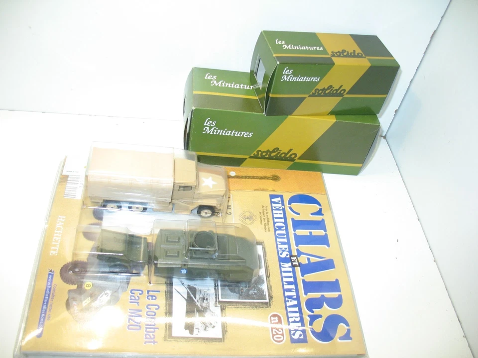 Solido Original Package N.20 + N.21 Military, Armored M20 + Kaiser Truck - Image 3 of 3