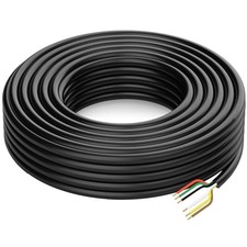 100 Foot Heavy Duty 14AWG 6 Way Round Conductor Wiring RV Trailer 100 ft 6 WAY
