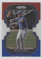 2022 Panini Prizm Tier II Red White & Blue Nicholas Lopez Nicky #129 h3a