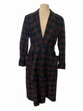 Vintage 60  s 70  s Pendleton Plaid Wool Robe Macduff Tartan USA MADE Mens Large