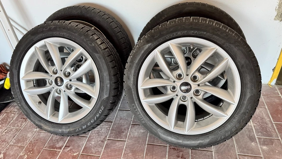 4x Original MINI Alufelgen mit Winterreifen - Bild 2 von 4