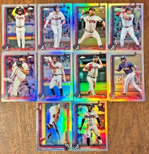 2025 Topps Chrome Atlanta Braves Refractors - Pick Your Card Complete Your Set!