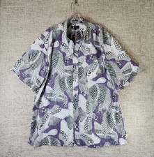 Reyn Spooner Aloha Shirt Classic Fit Mens XXL Quail Print 100% Cotton EUC