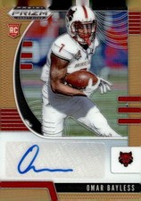 Omar Bayless 2020 Prizm Draft Picks Orange RC Auto Rookie /149 #208
