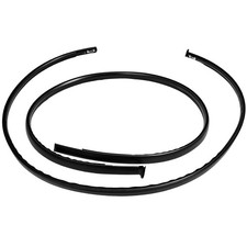 For Honda Fit Rubber 2009-2014 New Replacement Black Roof Trim Molding Kit2-10x