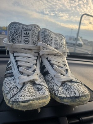 Adidas Adicolor Hi BK 2 Keith Haring Collab With Jeremy Scott Sz.10 PARTS FIX