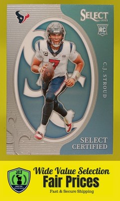 2023 Panini Select Select Certified Rookies C.J. Stroud #CRO-CST Texans Rookie