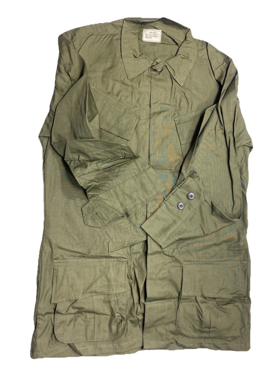 Vietnan Poplin Non Ripstop OG-107 Jungle Fatigue Shirt Small
